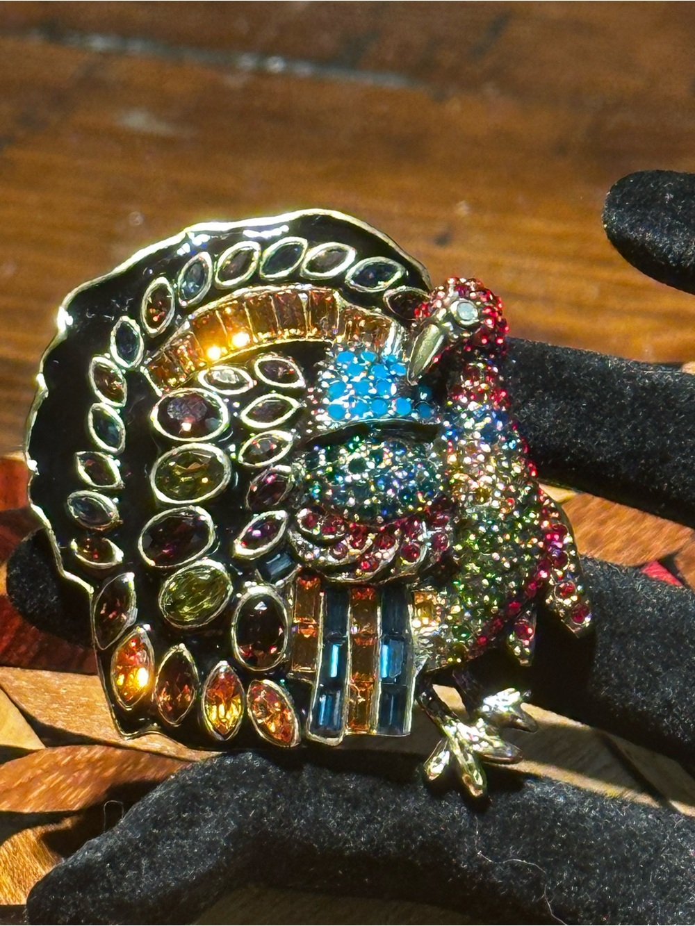 Heidi Daus Rare Vintage Turkey Pin